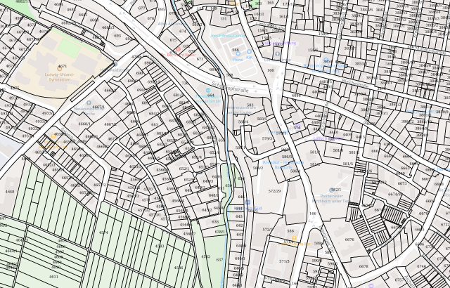 Flurkarte Kirchheim unter Teck