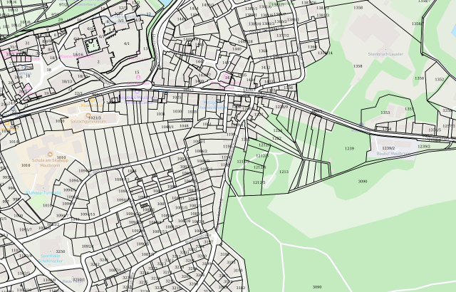 Flurkarte Maulbronn
