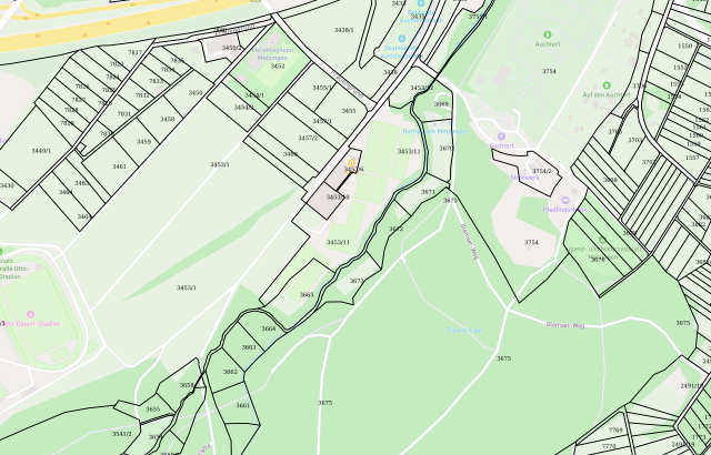 Flurkarte Metzingen