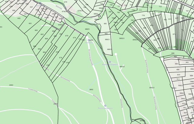 Flurkarte Neckargemünd
