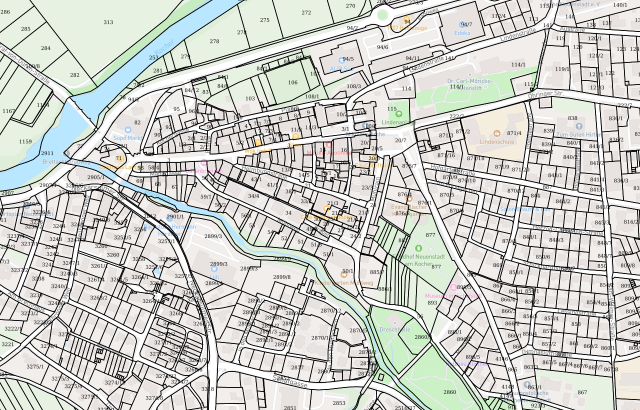 Flurkarte Neuenstadt am Kocher