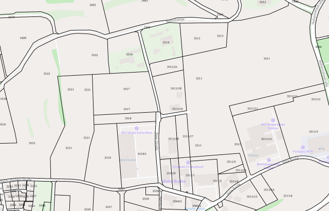 Flurkarte Niederstetten
