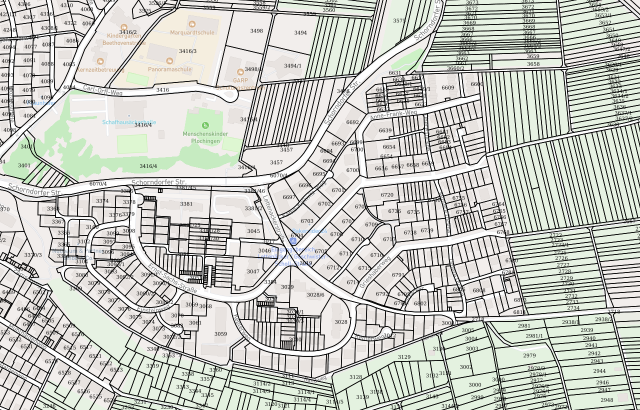 Flurkarte Plochingen