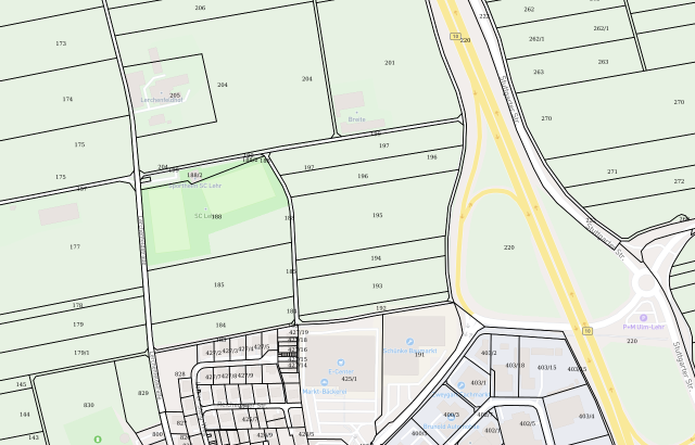 Flurkarte Ulm