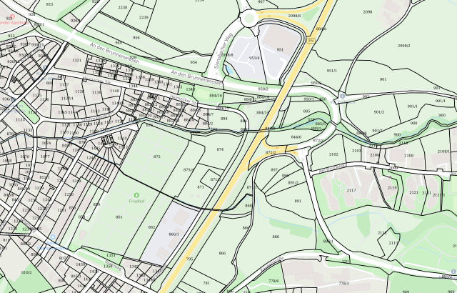 Flurkarte Waldkirch