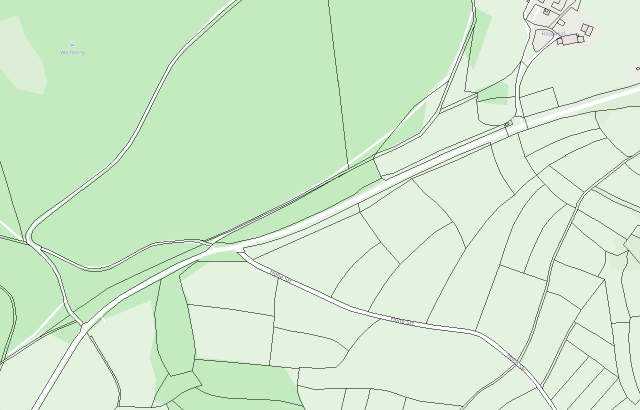 Flurkarte Auerbach in der Oberpfalz