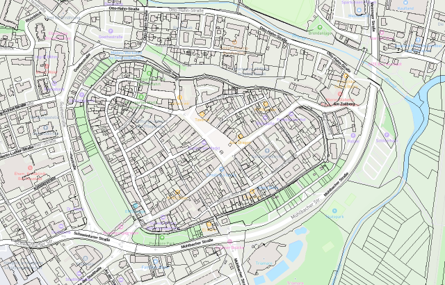 Flurkarte Bad Neustadt an der Saale
