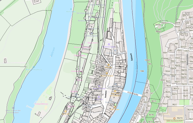 Flurkarte Burghausen