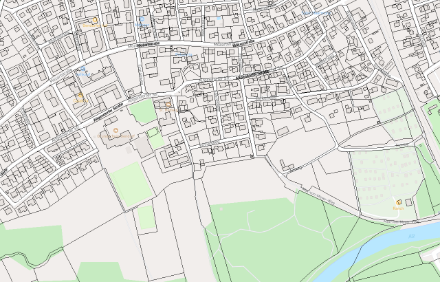 Flurkarte Burgkirchen an der Alz