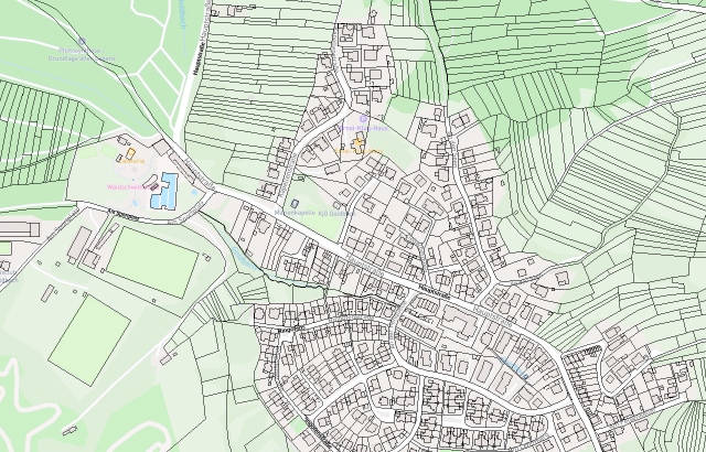 Flurkarte Goldbach