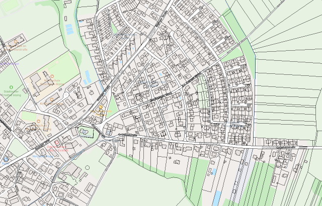 Flurkarte Rosenheim