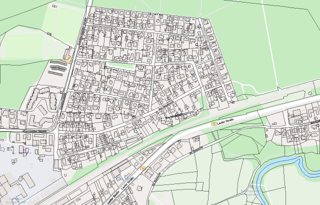 Flurkarte Schwaig bei Nürnberg