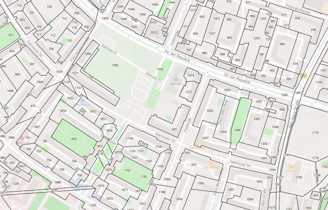 Flurkarte Eisenhüttenstadt