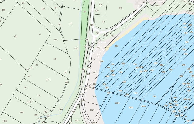Flurkarte Mühlberg/Elbe