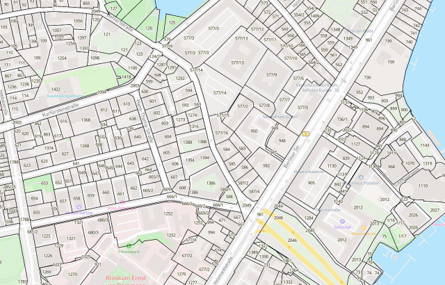 Flurkarte Potsdam
