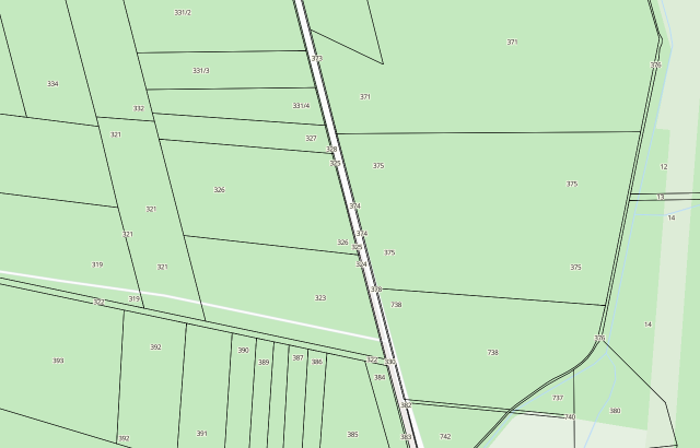 Flurkarte Ruhland