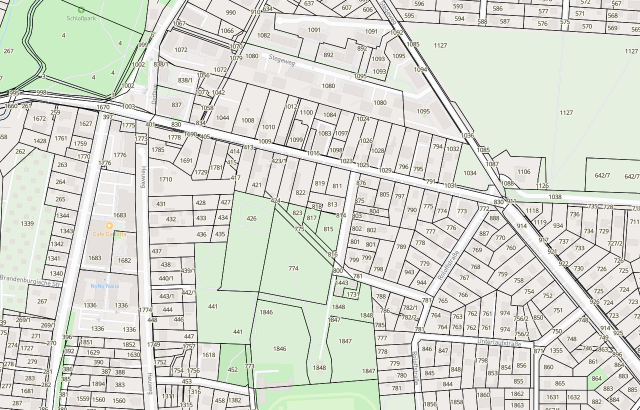 Flurkarte Schöneiche bei Berlin