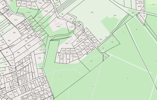 Flurkarte Spremberg