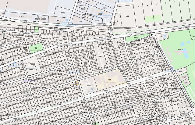 Flurkarte Bürstadt