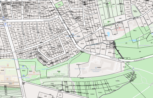 Flurkarte Darmstadt