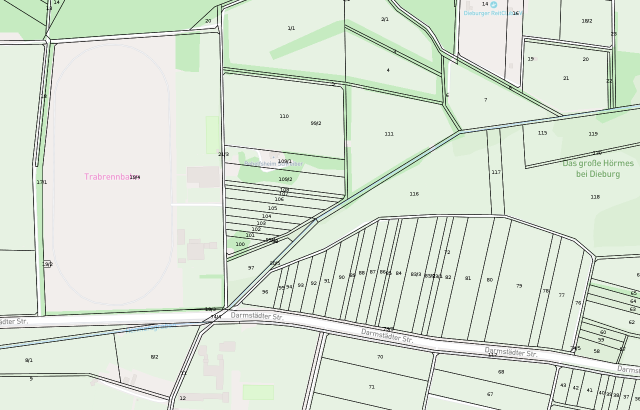 Flurkarte Dieburg
