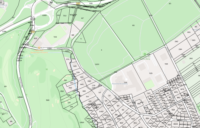Flurkarte Kronberg im Taunus