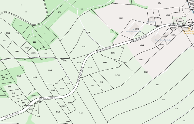 Flurkarte Lindenfels