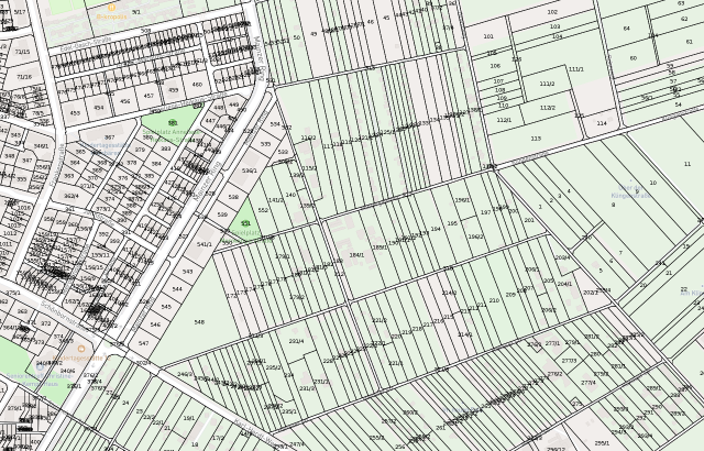 Flurkarte Offenbach am Main