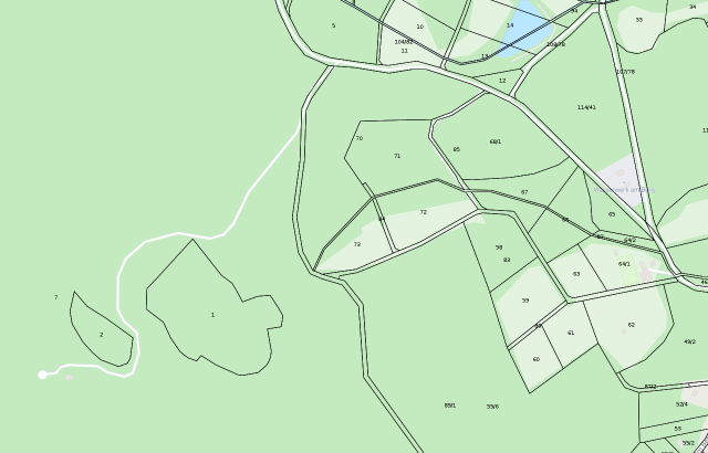 Flurkarte Steinau an der Straße