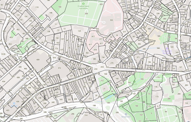 Flurkarte Bergisch Gladbach