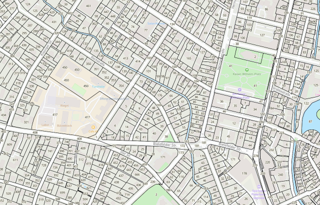 Flurkarte Detmold