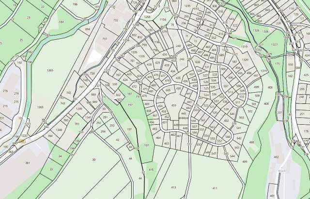 Flurkarte Hellenthal