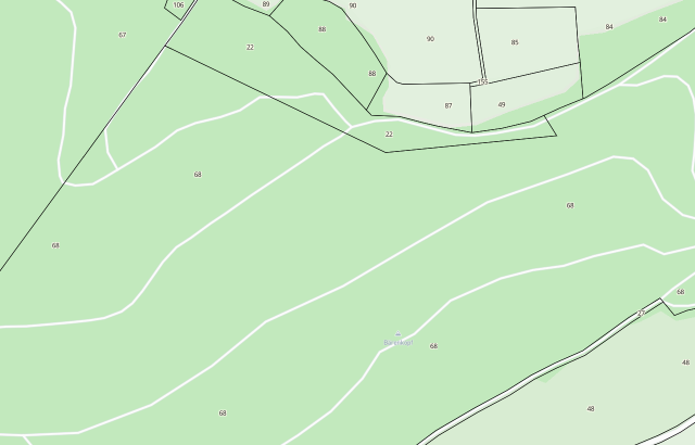 Flurkarte Hohenhausen
