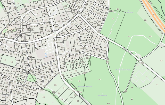 Flurkarte Königswinter