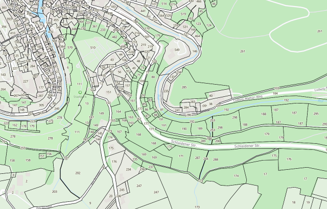 Flurkarte Monschau