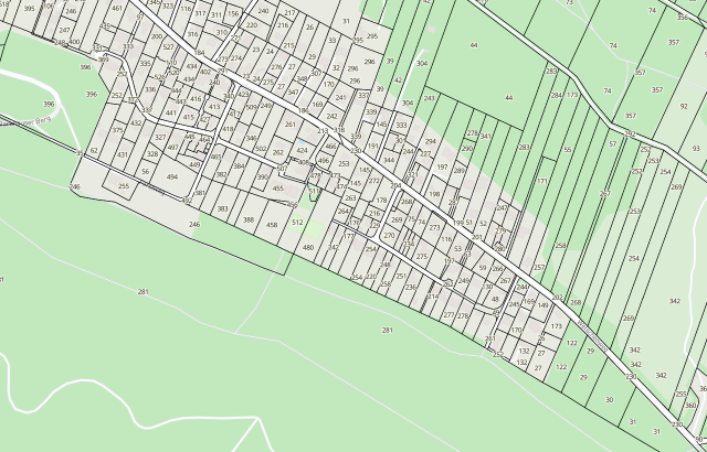 Flurkarte Oerlinghausen