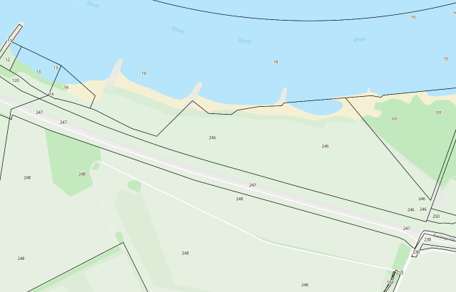 Flurkarte Rheinberg