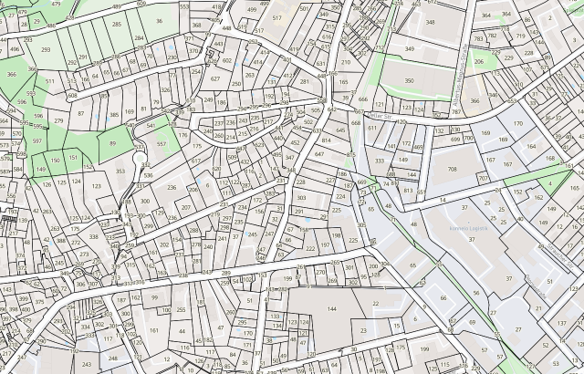 Flurkarte Solingen