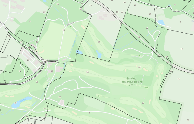 Flurkarte Tecklenburg