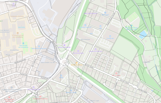 Flurkarte Höhr-Grenzhausen