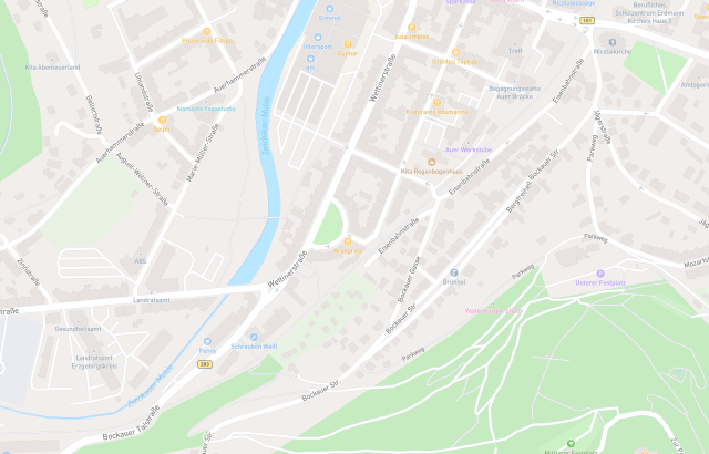 Flurkarte Aue