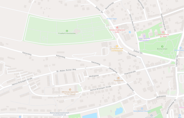 Flurkarte Crimmitschau