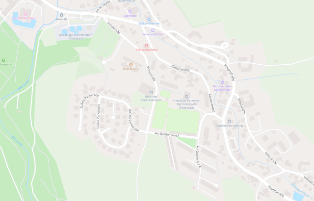 Flurkarte Dürrröhrsdorf-Dittersbach