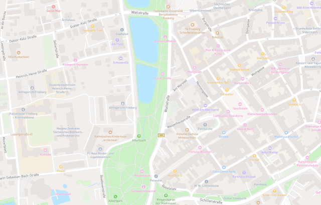 Flurkarte Freiberg
