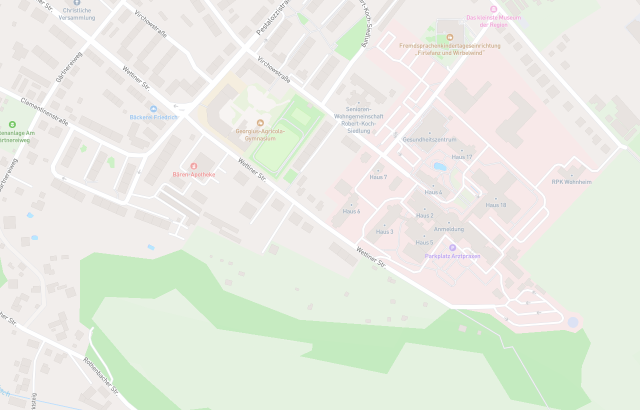 Flurkarte Glauchau