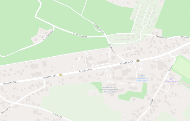 Flurkarte Hoyerswerda
