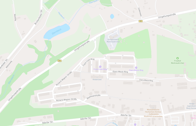 Flurkarte Markneukirchen