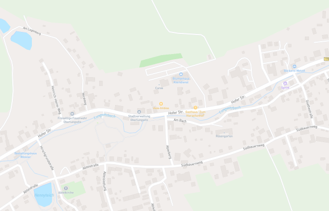 Flurkarte Oberlungwitz