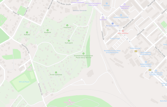 Flurkarte Plauen