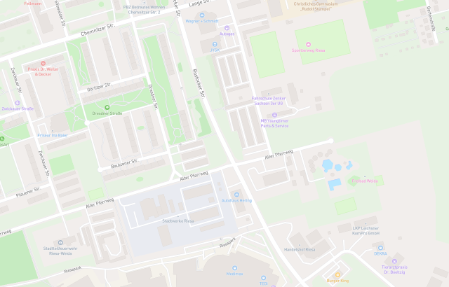 Flurkarte Riesa